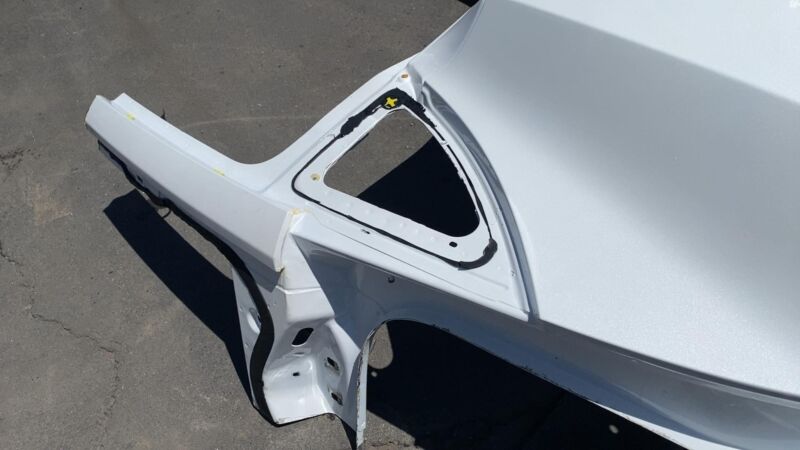 ⭕ 20-23 Tesla Model Y Rear Passenger Side Quarter Panel Structural Cutout Right