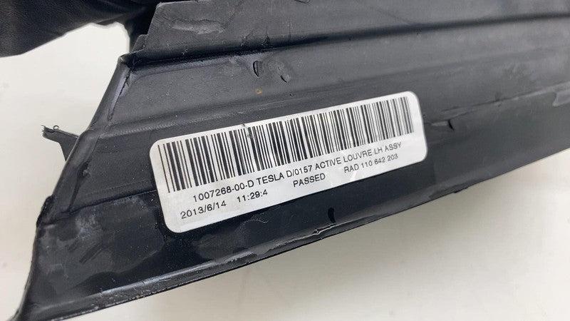 ⭕12-15 Tesla Model S Front Left Bumper Active Louvre Shutter Grille 10