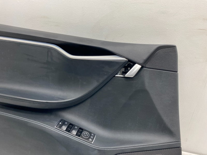 600601700K ⭕12-20 Tesla Model S Front Left Interior Door Panel Trim Card Cover 6006017-00-K