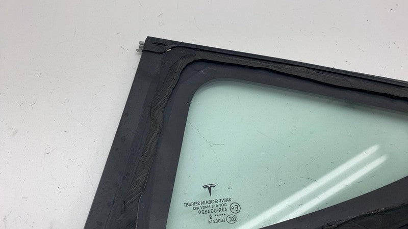 108070600F ⭕ 2017-2020 Tesla Model 3 Rear Right Quarter Fixed Window Glass OEM 1080706-00-F