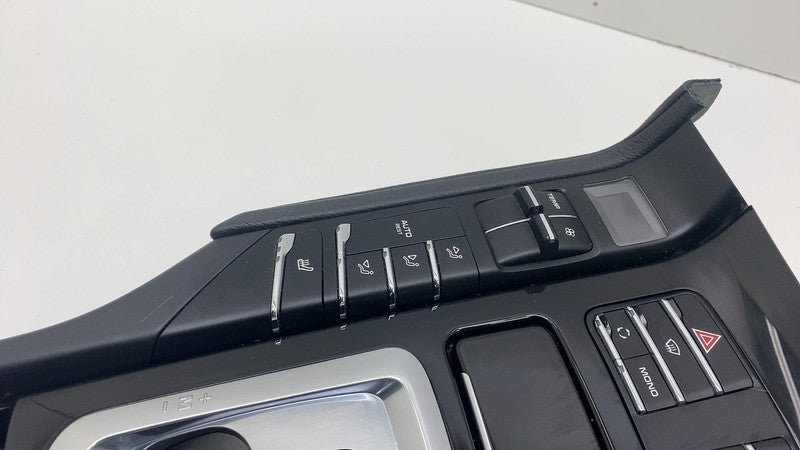 7P5863419 2011-2017 Porsche Cayenne Front Center Console Switch Control Panel Trim Black