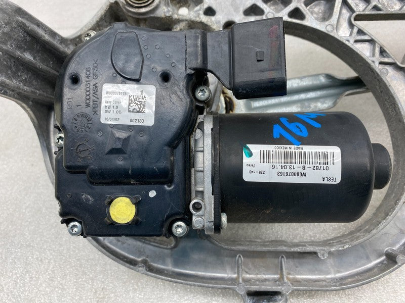 1034391 00 D ⭕ 2016-2020 Tesla Model X Windshield Wiper Motor Module Mechanism 1034391-00-D