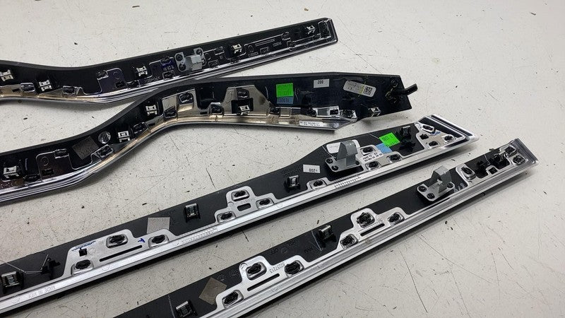 ⭕ 16-20 Model X Front & Rear Door Trim Decor Carbon 1035812-11-B / 103