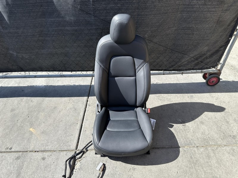 ⭕ 2017-2022 Tesla Model 3 Y Front Passenger Side 1st Row Seat Black Right Assy