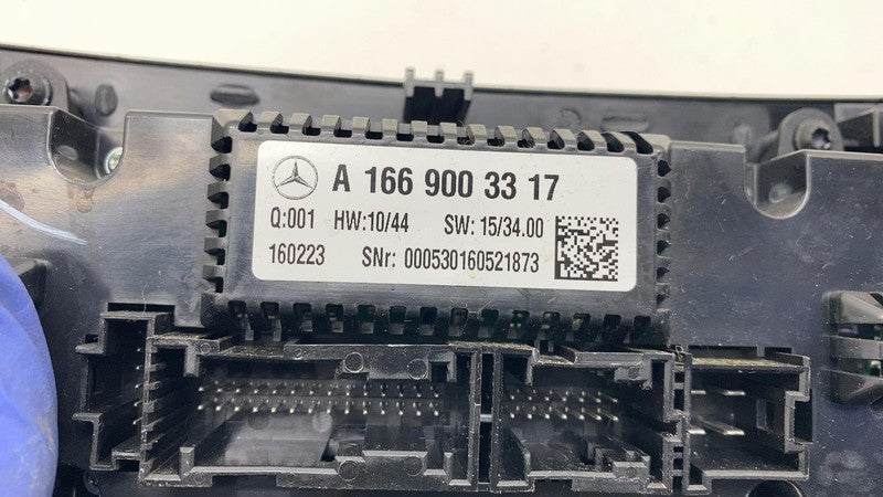 A1669003317 ⭕ 14-19 Mercedes-Benz GLE350 Heater A/C Climate Temperature Control A1669003317