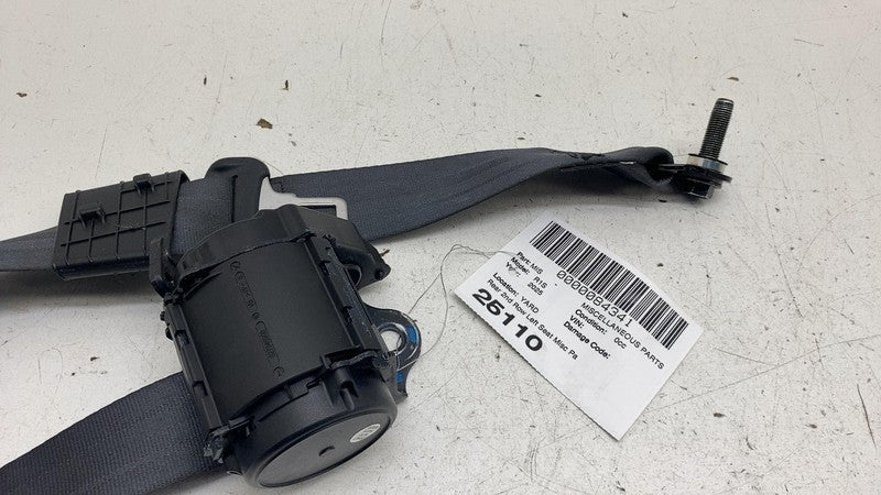 PT00003684D ⭕ 2025 Rivian R1S Rear Left Side 2rd Row Seat Belt Retractor Black PT00003684-D