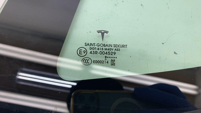1080703-00 ⭕ 2017-2020 Tesla Model 3 Rear Left Quarter Fixed Window Glass LH OEM 1080703-00