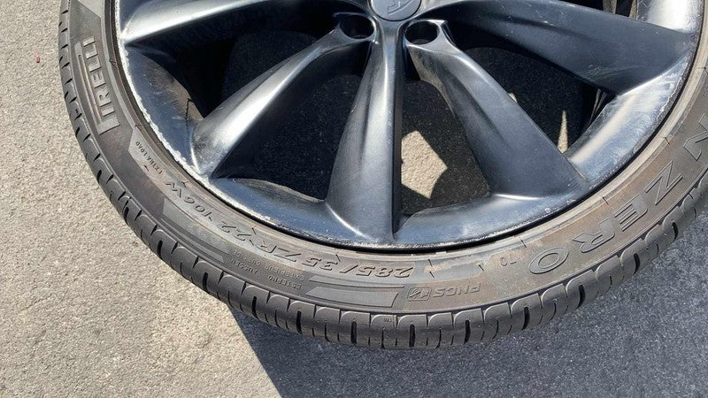 ⭕ 16-20 Model X Rear Wheel Rim 22X10J+35MM w/ Tire 285/35/ZR22 OEM 102