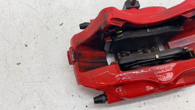 ⭕ 2016-2020 Tesla Model X Rear Driver Side Caliper Red w/ Brake Hose L