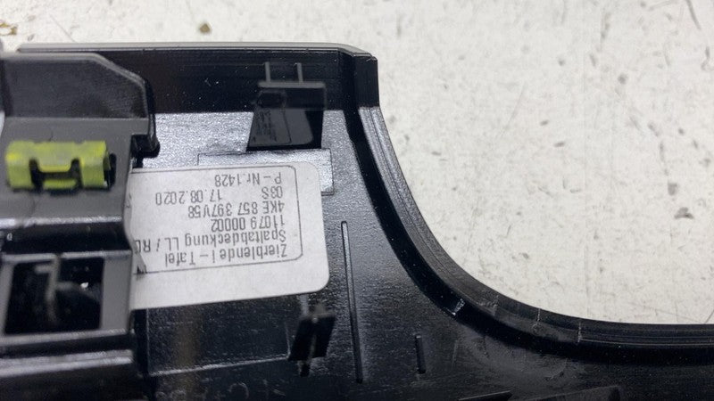 4KE857397 19-23 Audi E-Tron Headlight Lamp Switch w/ Lower Side Bezel Cover Trim 4K1941501