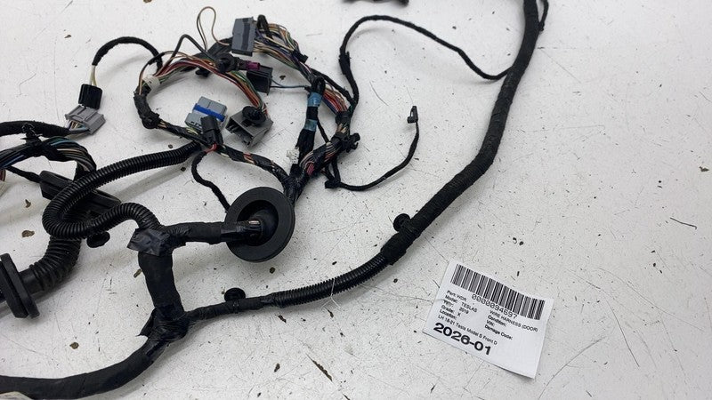 ⭕ 18-20 Model S Front Driver Door Wiring Harness Cable Loom Left LH 10