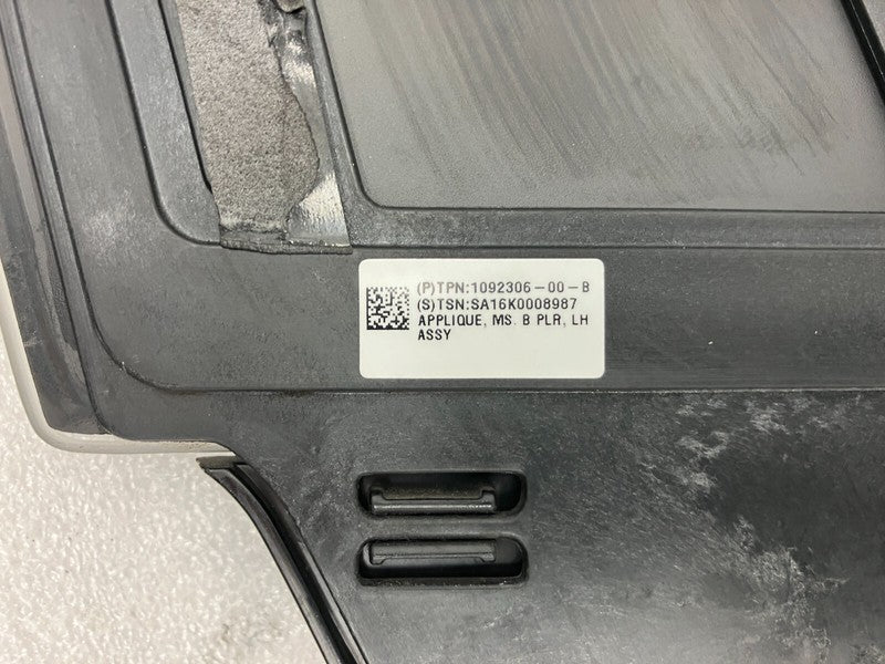 1092306 00 B ⭕ 16-20 Model S Driver Side B-Pillar Glass Applique & Camera Left 1092306-00-B