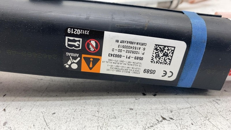 ⭕ 12-20 Tesla Model S Passenger Side Roof Curtain Safety Airbag Right