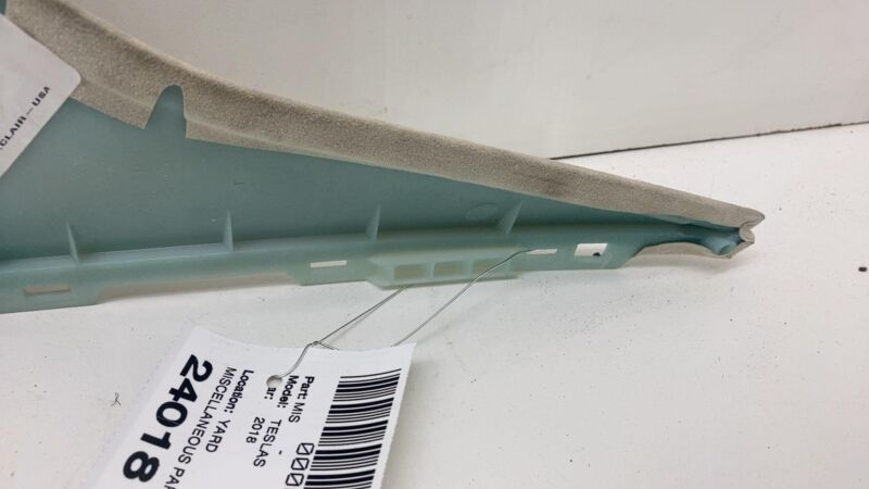 2012-2020 Tesla Model S MS Driver Side C-Pillar Trim Cover Upper Left Assembly