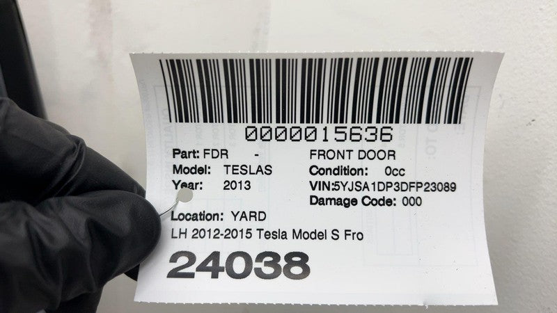 ⭕ 2012-2015 Tesla Model S Front Left Door Shell Panel LH Assy Silver -