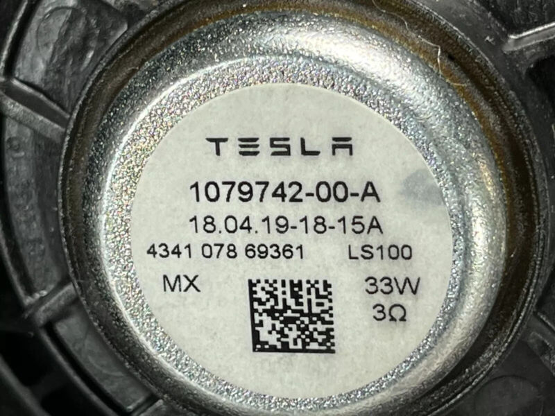 107974200A 2017-2020 Tesla Model 3 M3 Rear Driver Side Interior Door Panel Trim Card Left