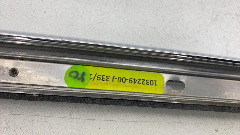 ⭕ 2016-2020 Tesla Model X MX Rear Driver Side Door Chrome Weatherstrip