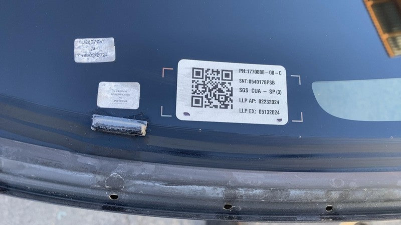 ⭕ 2024-2025 Tesla Model 3 M3 REAR BACKLITE PANORAMIC ROOF GLASS OEM 17