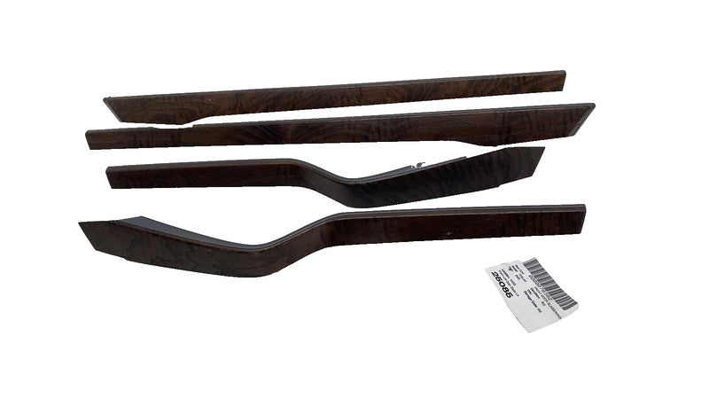 ⭕ 16-20 Model X Front & Rear Door Molding Trim Decor Left & Right Ash