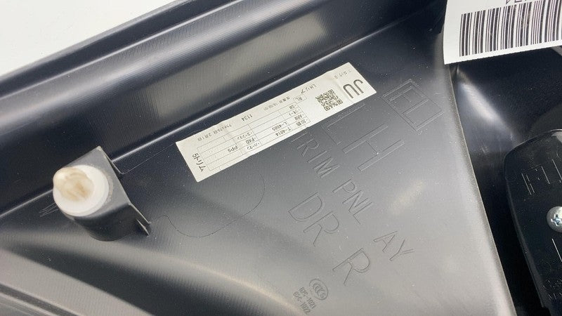 ⭕ 2018-2023 Subaru XV Crosstrek Rear Driver Side Interior Door Trim Panel Left