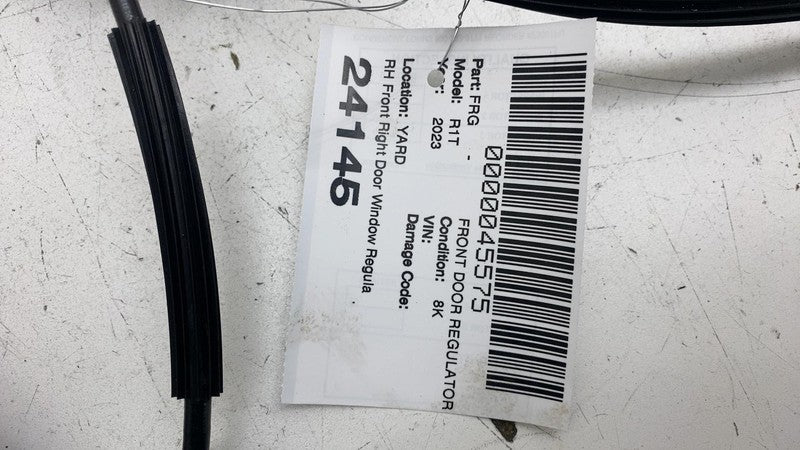 PT00009558K ⭕2022-2024 Rivian R1T R1S Front Right Door Window Motor & Regulator PT00009558-K