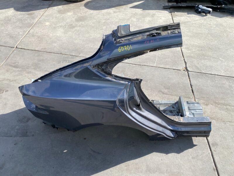 Does Not Apply 2012-2015 Tesla Model S Rear Right Quarter Structural Body Panel Frame Cut Out