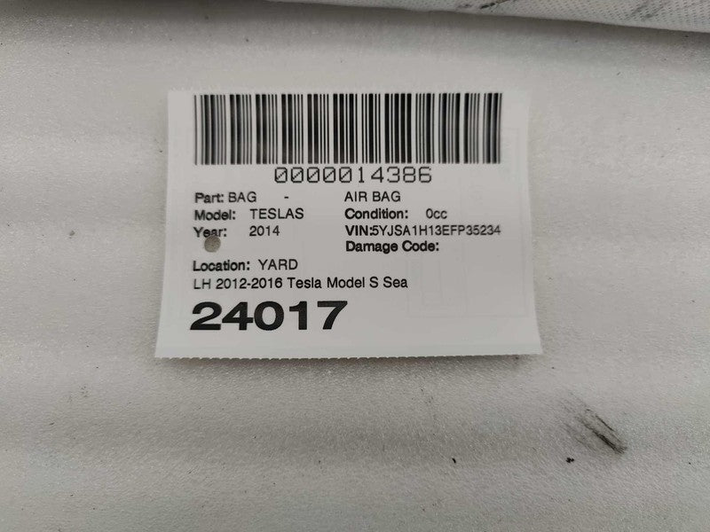 ⭕ 2012-2017 Tesla Model S MS Front Driver Side Seat Airbag Left OEM 10