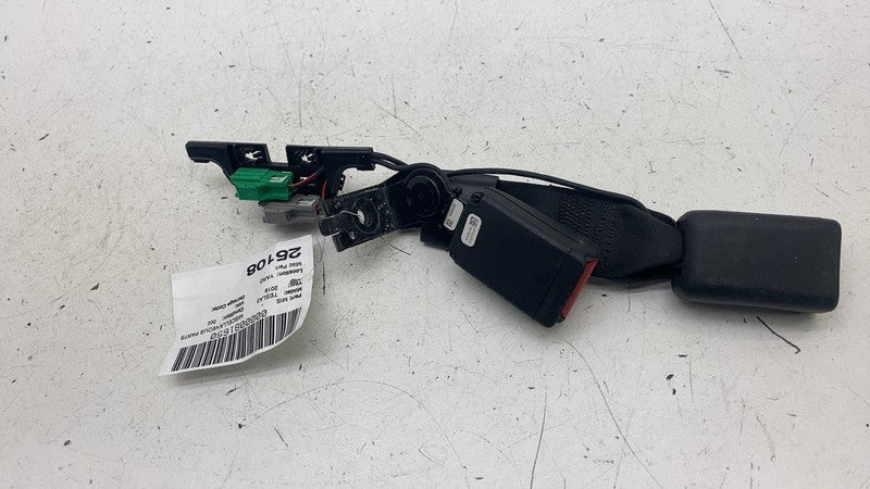 198MB77 ⭕ 2018-2023 Tesla Model 3 Rear Center & Right 2nd Row Seatbelt Buckle Black OEM