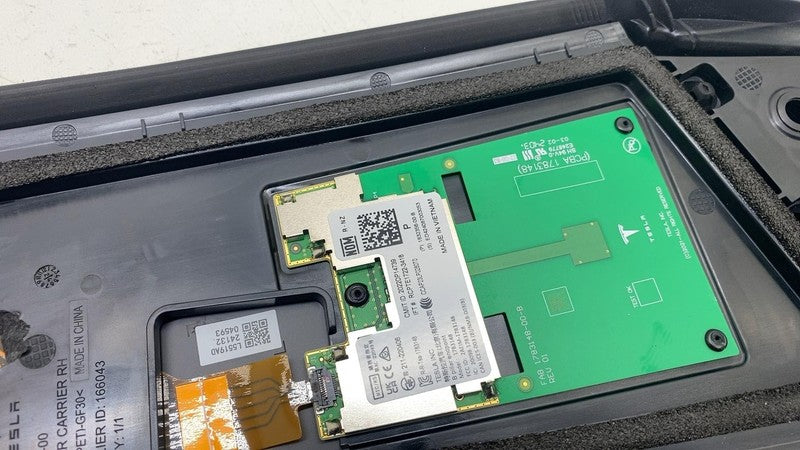 ⭕2024 2025 Tesla Model 3 Right B-Pillar Applique Glass Trim Molding 17