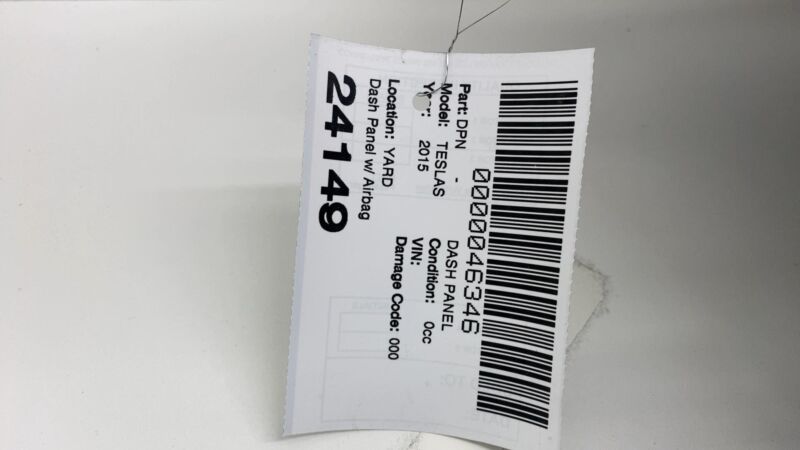 1463361-99-A 2012-2015 Tesla Model S Dashboard Instrument Panel Dash Top Pad Cover Assembly