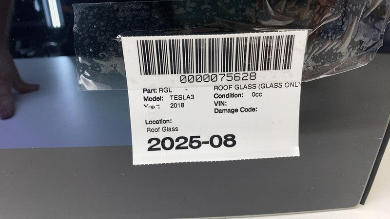 ⭕ 17-19 Model 3 Middle Panoramic Sunroof Fixed Roof Glass Moonroof 108