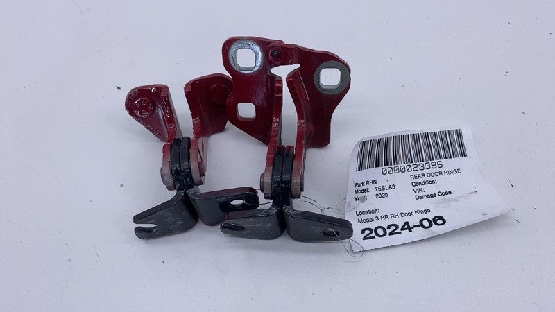 ⭕ 2017-2020 Tesla Model 3 M3 Rear Passenger Side Upper & Lower Door Hinge Right