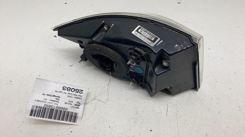 ⭕ 2012-2022 Tesla Model S Rear Taillight LED Outer Tail Lamp Right 600