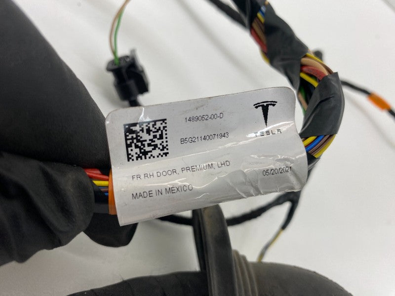 1489052 00 D ⭕ 20-23 Model Y Front Right Door Wiring Harness Cable Wire Loom OEM 1489052-00-D