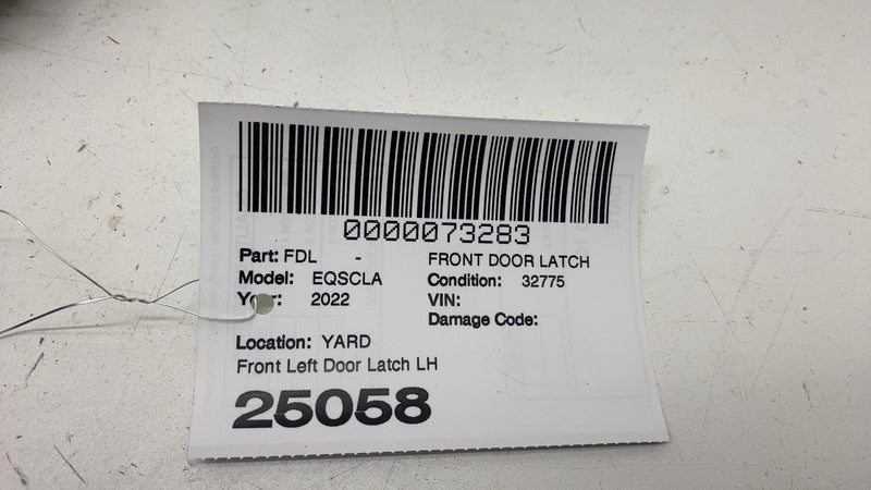⭕ 2022 Mercedes-Benz EQS 450+ Front Left Door Lock Latch Actuator LH A