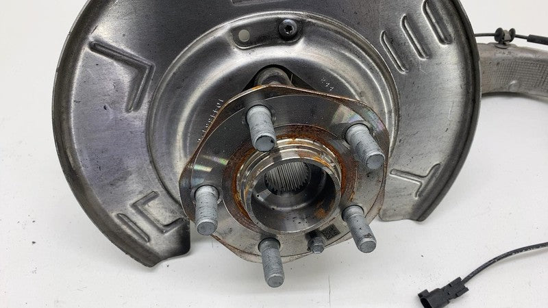 104431100E 17-23 Model 3 Front Left Spindle Knuckle + Wheel Hub & Dust Shield 1044311-00-E