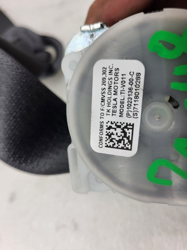 102313600C ⭕ 12-15 Model S MS Rear Left or Right 2nd Row Seat Belt & Retractor 1023136-00-C