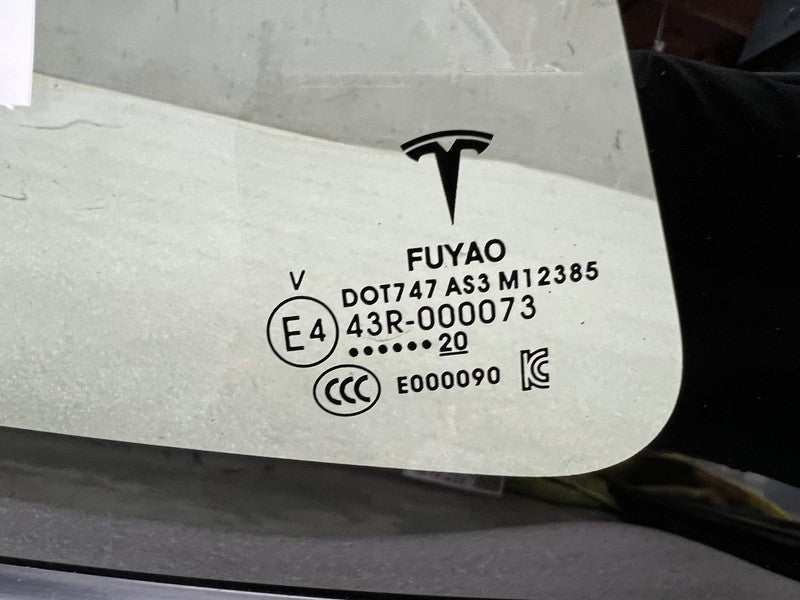 1495741 00 E 2020-2023 Tesla Model Y Rear Passenger Side Quarter QTR Window Glass Right Assy