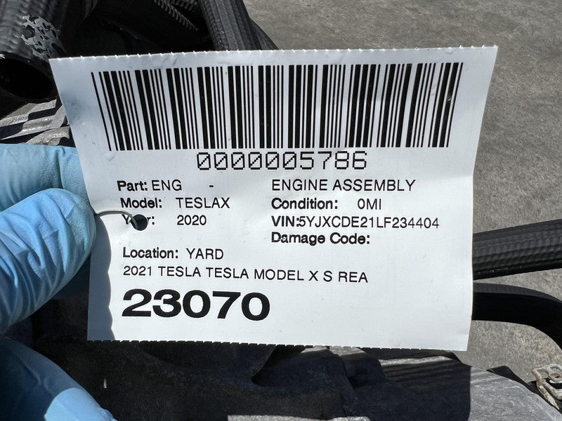 ⭕ 20-21 Tesla Model S X Electric Engine Motor Rear Small Drive Unit 10