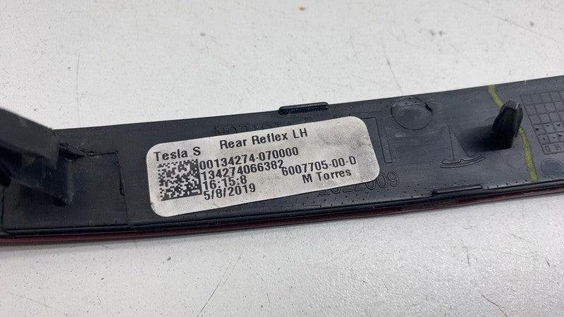 ⭕ 2012-2020 Tesla Model S Rear Bumper Light Reflector Lamp Left LH 600