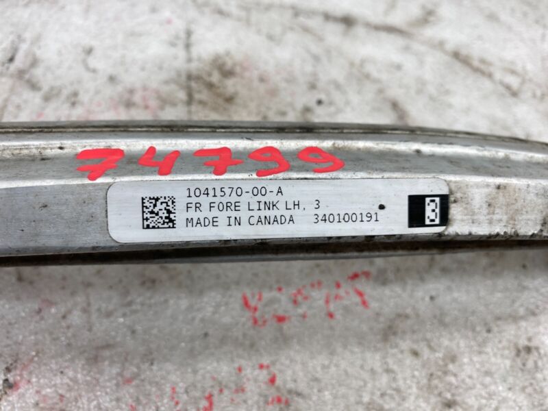 104157000A 2012-2020 Tesla Model S X Front Driver Left Suspension Control Arm Fore Link LH