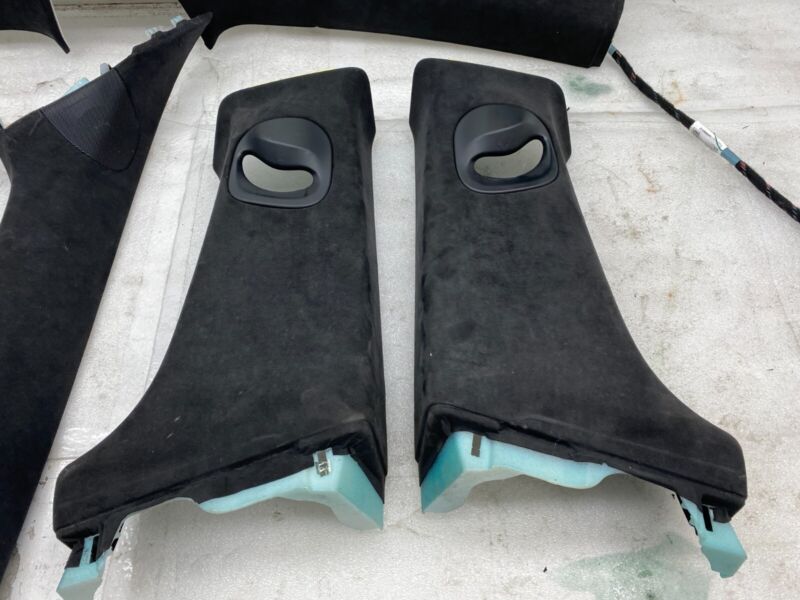 100745702C 2016-2020 Tesla Model S SET of Ceiling Headliner Sunvisor Upper A + B + C-Pillar