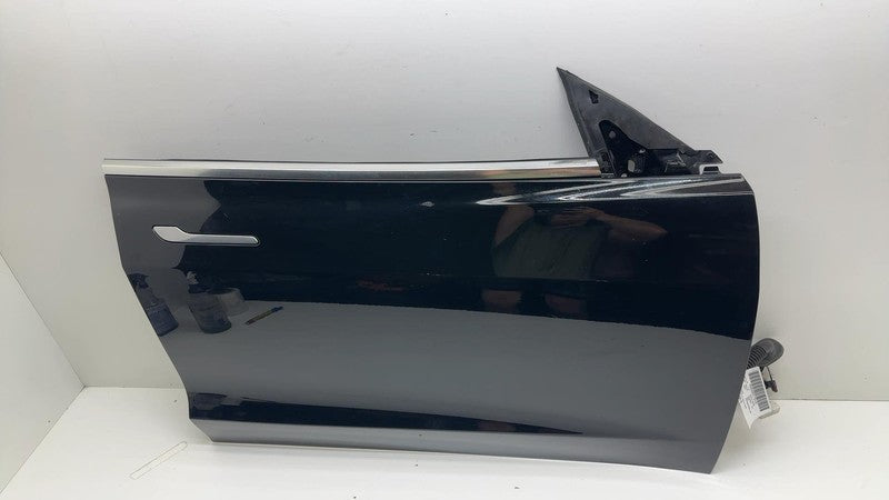 ⭕ 2017-2020 Tesla Model 3 Front Passenger Side Door Shell Panel Right Black PBSB