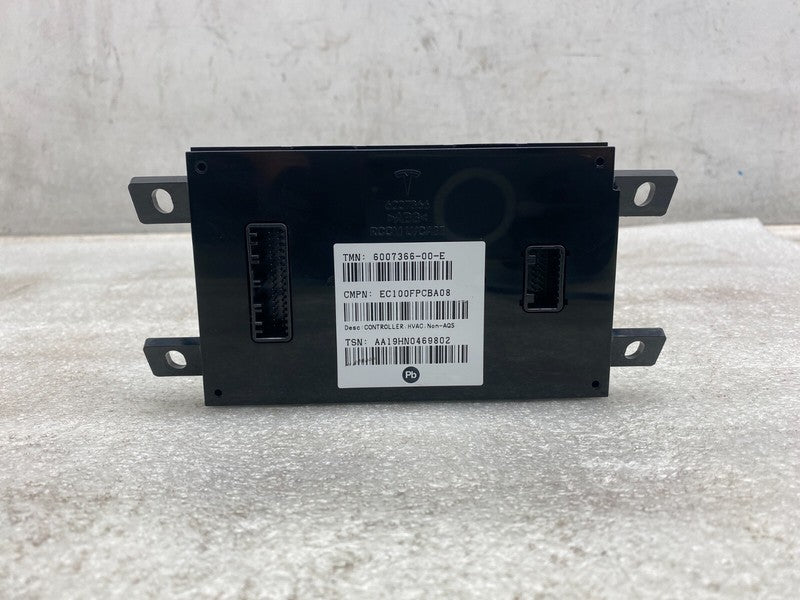 600736600E ⭕ 12-20 Model S A/C Heater Climate Control HVAC Controller Module 6007366-00-E