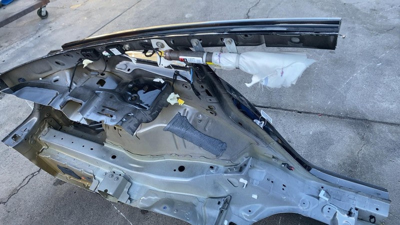 ⭕2021-2023 Tesla Model 3 Rear Left Quarter Panel Structural Frame Cut Black PBSB