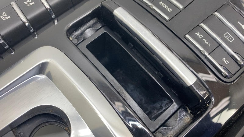 7P5863419 2011-2017 Porsche Cayenne Front Center Console Switch Control Panel Trim Black