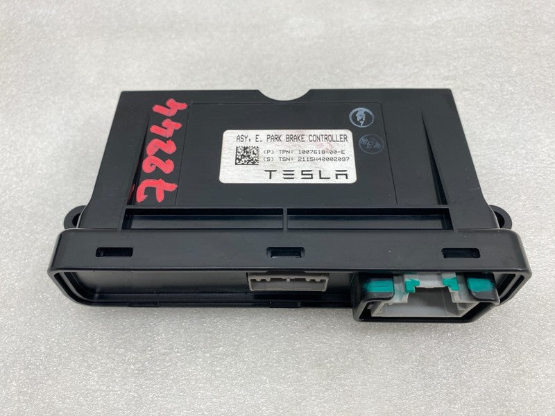 100761800E ⭕ 12-20 Model S X Electronic Parking Brake Controller Module Unit 1007618-00-E