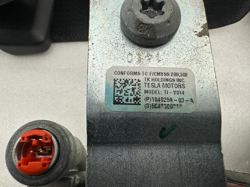 1048259 03 A ⭕ 12-15 Tesla Model S Front Passenger Seat Belt & Retractor Right 1048259-03-A