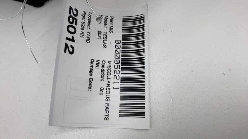 156576700C 2021-2024 Tesla Model S MS Passenger Side Upper C-Pillar Cover Trim Panel Right