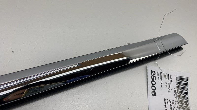 2012-2020 Tesla Model S Rear Driver Door Window Outer Belt Molding Chrome Left